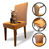Kit 4 Capas Cadeira Jantar Resistente Anti Gato Promoção