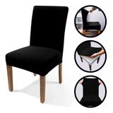 Kit 4 Capas Cadeira Jantar Spandex Luxo Decoração Elegante
