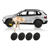 Kit 4 Capas Proteção Roda Pneu Anti Xixi Cachorro Corino Pet