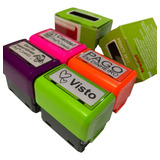 Kit 4 Carimbos Para Professores + Estojo Personalizado