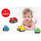 Kit 4 Carrinhos Baby Cars Infantil