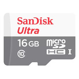 Kit 4 Cartão Memória 16gb Micro Sd Ultra 80mbs Sandisk Nfe