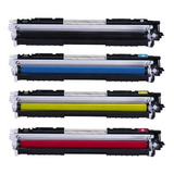 Kit 4 Cartucho Toner P/ Impressora Laserjet Pro Cp1025 Color