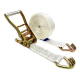 Kit 4 Catraca + 4 Cinta Branca Amarração 5 Toneladas 9 Mts