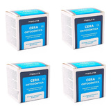 Kit 4 Ceras Ortodôntica Branca Maquira Embalagem Com 10 Cxs