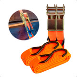 Kit 4 Cintas De Amarrar Carga Com Catraca Amarração 4,5 Metr