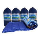 Kit 4 Colchonete Solteiro Azul 190x60 - Mont Long