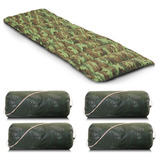 Kit 4 Colchonetes Solteiro Camuflado C/