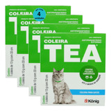 Kit 4 Coleira Contra Pulga/carrapato Tea