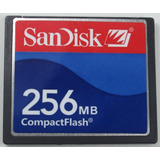 Kit 4 Compact Flash Cf Sandisk 256mb Cartão De Memória