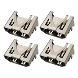 Kit 4 Conector Entrada Hdmi Para Ps4 Slim E Pro - Sony