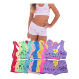 Kit 4 Conjunto Infantil Top E