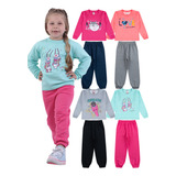 Kit 4 Conjuntos De Inverno Frio Agasalhos Infantil Feminino