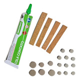 Kit 4 Cortiça Portuguesa Clarinete + Cola + Jogo Sapatilhas 