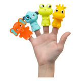 Kit 4 Dedoches Turminha Animais Divertido 16981 Buba