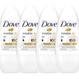 Kit 4 Desodorante Dove Roll On