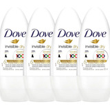 Kit 4 Desodorante Dove Roll On