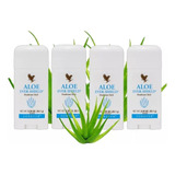 Kit 4 Desodorante Forever Ever Shield Aloe Vera Sem Aluminio