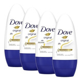 Kit 4 Desodorantes Dove Roll On