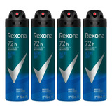 Kit 4 Desodorantes Rexona Men Antitranspirante