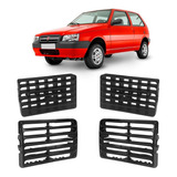 Kit 4 Difusor Ar Painel Uno Mille 95 96 97 98 99 00 01 02 03
