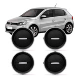 Kit 4 Difusor Saida Ar Gol G4 G5 G6 Voyage Saveiro Aro Prata