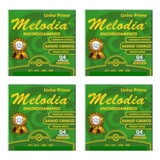 Kit 4 Encordoamentos De Banjo Cavaco Melodia Tensão Média