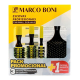 Kit 4 Escovas Thermal Ceramic Profissionais - Marco Boni
