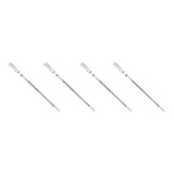 Kit 4 Espetos Espada Inox Simples Churrasqueira Giratória