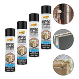 Kit 4 Espuma Expansiva Poliuretano 500ml/340g Mundial Prime