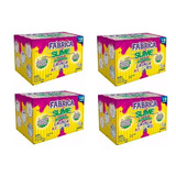 Kit 4 Fabrica De Slime Kimeleka Crunch Arco Iris Acrilex