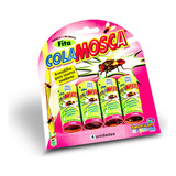 Kit 4 Fita Rolo Cola Mosca Mosquito Armadilha Para Mosca 