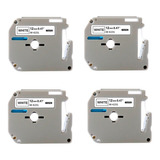 Kit 4 Fitas Plásticas M-k231 Brother Pt70, Pt70bm E Pt80