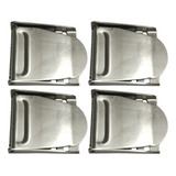 Kit 4 Fivela Para Cinto De Mergulho Em Aço Inox Pesca Sub