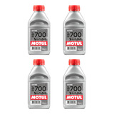Kit 4 Fluido De Freio Motul Rbf 700 Racing Motul Dot 4