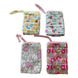 Kit 4 Fraldinhas Pano De Boca Babete C Prendedor De Chupeta