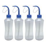 Kit 4 Frasco Bico Curvo Pisseta Almotolia De 125ml