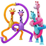 Kit 4 Girafas Melman Pop Tube