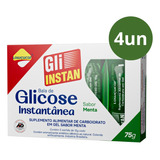 Kit 4 Gli-instan Lowçucar Menta Glicose