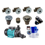 Kit 4 Jatos Inox Bomba 1/2cv Aquecedor Sinapse 8000 Banheira