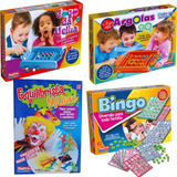 Kit 4 Jogo Infantil Bingo Equilibrista