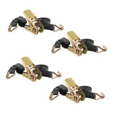 Kit 4 Jogos Cinta Catraca De Amarração Carga 800kg Vonder 