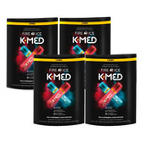 Kit 4 K-med Fire And Ice Gel Lubrificante Íntimo 80g