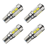 Kit 4 Lampada T10 Pingo Cambus Cree 10 Led Branca Full