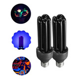 Kit 4 Lâmpadas Fluorescente Eletrônica Neon Luz Negra 36w