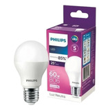 Kit 4 Lampadas Led Bulbo Philips 9w 806lm Bivolt Cor Da Luz Branco-neutro 110v/220v