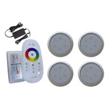 Kit 4 Leds Iluminação Piscina +