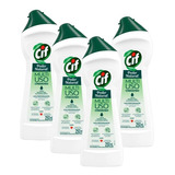 Kit 4 Limpadores Cif Cremoso Limão 250ml