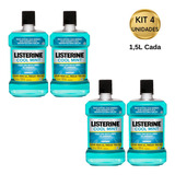 Kit 4 Listerine Cool Mint Enxaguante