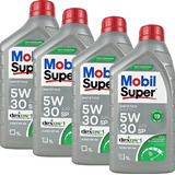 Kit 4 Litros Oleo Mobil Super 5w30 Sintético Dexos1 Original
